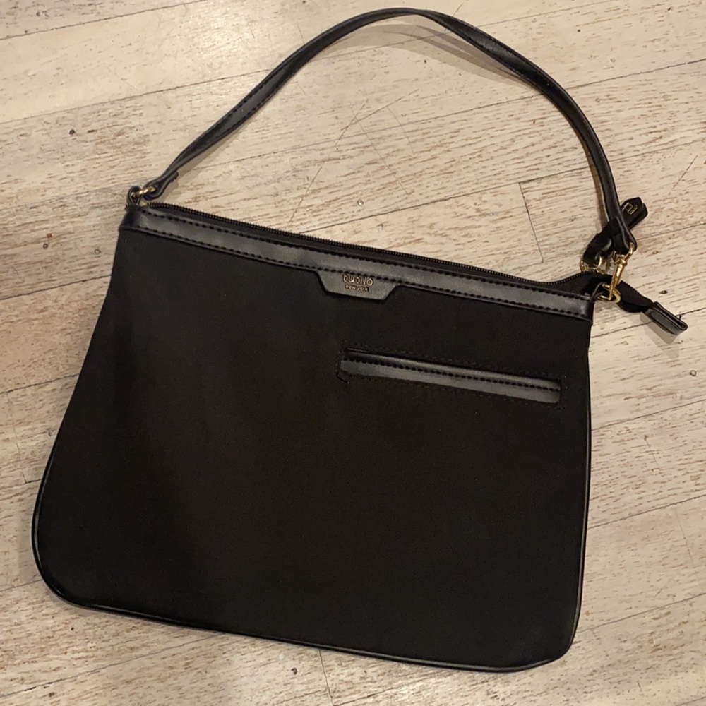 Tutilo New York black nylon wristlet lap top bag size 12/9 Guc - Picture 2 of 13